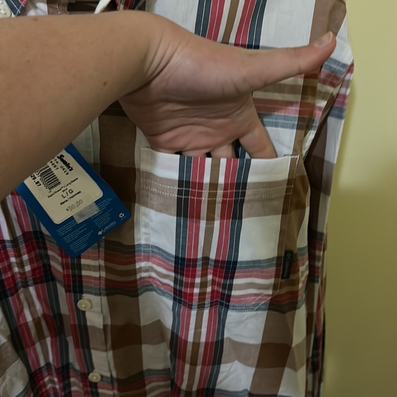 Colombia Flannel button up long sleeve shirt - Picture 5 of 6